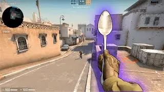 CS GO: Spoon Gun, Skeleton Weapon | FUNNY MOD