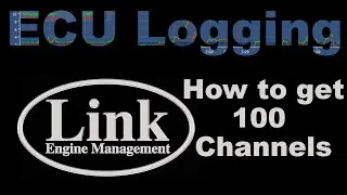 100 Channels of ECU Logging: PCLink V5.5.6