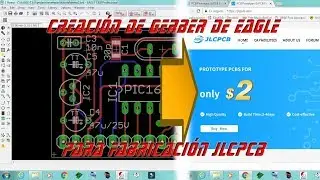 Crear Gerber en Eagle para fabricación en JLCPCB