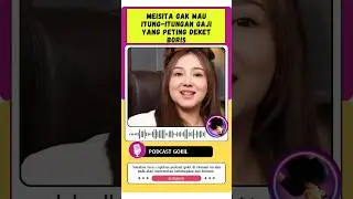 Meisita gak mau itung-itungan gaji, tang penting deket boris, sc:@plus26official #shorts #podcast
