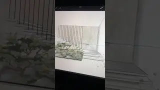 ✏️✨🏠🌱Sketching techniques for architectural concept design #shorts