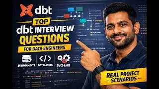 Top dbt Interview Questions for Data Engineer  | dbt Core + Snowflake | 4 Years Experience Prep
