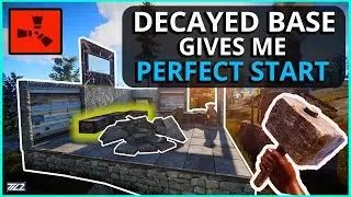 This DECAYED BASE Gave Me The PERFECT START! Rust Solo Survival (Episode 1)