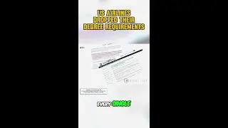 US Airlines Drop Degree Requirements