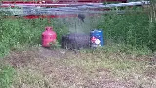 shooting a helium tank with a Marlin 30/30 from 100 yards