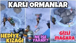 KARLI ORMANLARDA GİZLİ MAĞARA VE KAR KIZAĞI - LAST DAY ON EARTH SURVİVAL