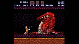 Super Metroid - Crocomire fight