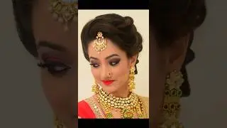 Indian bridal hairstyle #bollywood #hairinspiration #haircolor #haircare #actress #hairlook #hairdye