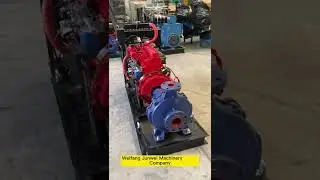 diesel water pump system for irrigation for 35 cubic meter flow rate and 100m head high pressure