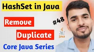 HashSet in Java  | remove duplicate data using HashSet ✅@TeluskoHindi