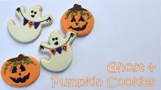 How To Decorate Ghost & Pumpkin Cookies