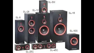 Overview Cerwin-Vega model SL-12 speakers