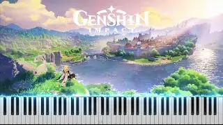 『風花の招待/Invitation of Windblume』Genshin Impact OST | 原神 OST ピアノ