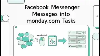 How to Convert Facebook Messenger Messages into monday.com Tasks