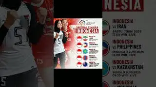 Jadwal Pertandingan AVC Women's Volleyball NATIONS CUP 2025 #avc #volleyball #fyp