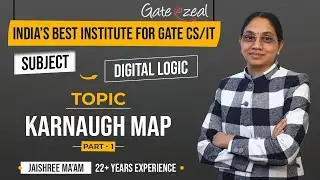 Karnaugh Map | K MAP | GATE CSE | DIGITAL-LOGIC | BOOLEAN ALGEBRA I How to Simplify 4 Variable