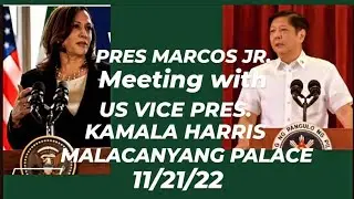 PRES. MARCOSJr. Welcoming US VICE PRES. KAMALA HARRIS.AT MALACANYANG PALACE