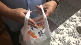 Best way to tie a groceries bag