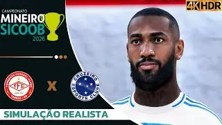 TOMBENSE X CRUZEIRO | CAMPEONATO MINEIRO 2026 | SIMULA&Ccedil;&Atilde;O REALISTA 4K60FPS | GOGOSZ PATCH.