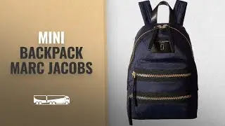 Our Favorite Mini Backpack Marc Jacobs [2018]: Marc Jacobs Women's Mini Nylon Biker Backpack,