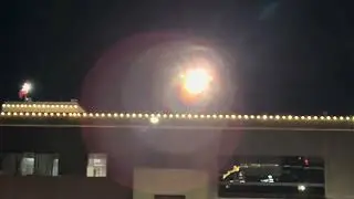 Cox Air Care Landing at Cox South Hospital at Night 12-10-2025
