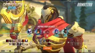 16K DMG QAD Ziyad Tank MASTERCLASS! Overwatch 2 Season 17 Gameplay!
