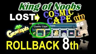 LOST Cosmic Cape!! | Rollback VIII | Growtopia