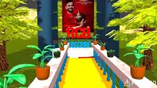 RCB animation 3D video with kohli #rcb #kohli #cricket #animation #edit #3d #viral #trending #shorts