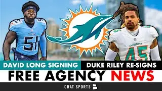 ALERT: Dolphins Signing LB David Long, Re-Signing Duke Riley In 2023 NFL Free Agency | Dolphins News