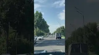 Almaty road trip. Дороги Алматы. Улица Розыбакиева. 23 августа 2024. #kazakhstan #roads #almaty