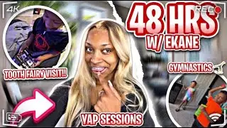 SPEND 48HRS WITH EKANE ⏰‼️ | MINKS AND MOOMIES START GYMNASTICS 🤸🏽‍♀️ | PPO VIOLATION AGAIN 😱