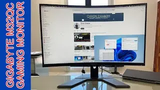 GIGABYTE M32QC Gaming Monitor | 165Hz, 1440p, Curved Display!