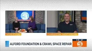 Foundation and Crawl Space Repair in OH, WV, and KY | Alford on WSAZ Studio 3