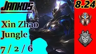 Jankos as Xin Zhao Jungle - S8 Patch 8.24 - EUW Challenger - Full Gameplay