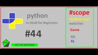 OOPS concepts classes and objects | python tutorial in Hindi #44 |