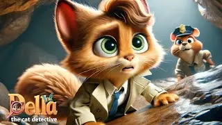 Meet Della the Cat Detective | Cartoons for Kids #kidscartoon