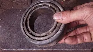 Forge a Custom Made Knife from an Old Bearing.