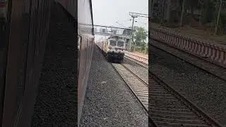 Train Horn Sound Effect BRC WAP7 37515 with Ambedkar Nagar Kamakhya Express
