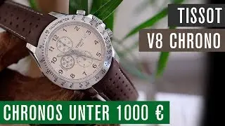 Chronographen unter 1000 &euro;: Tissot V8 Chrono mit ETA C01.211 Werk