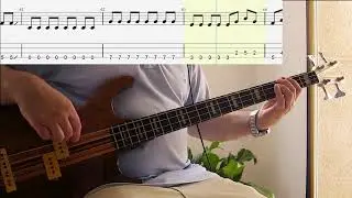 Queen -  I Want it All  Bass Cover with TAB