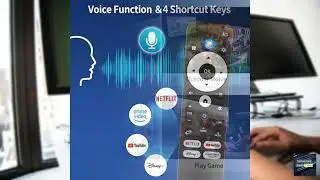 Review - Replacement Voice Remote Control Compatible with Gaimoo 4K Projector, Mini Porta