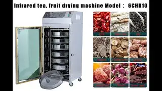 Infrared tea, fruit drying machine Model ：6CHB10