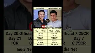 Sitaree Zameen Par Day 8 vs Housefull 5 Day 22 Box Office Collection #shortsfeed Amir Khan