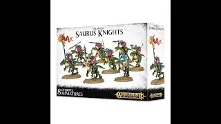 Cold one knights Warhammer Lizardmen build