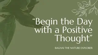 Begin the Day with a Positive Thought 🌿