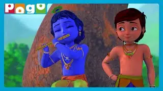 Little Krishna 🪈| Krishna Teaches Kindness!😍| Cartoon Videos😍| Kids Cartoon Stories | @PogoChannel