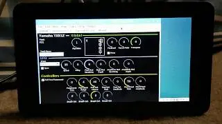 Raspberry Pi Touchscreen - MIDI sysex patch editor demo