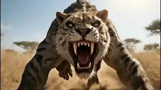 Million Years Ago | How a Pregnant Hominid Woman Survived the Deadliest Lion Attack