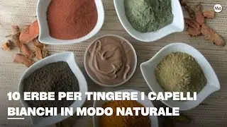 10 erbe per tingere i capelli bianchi in modo naturale
