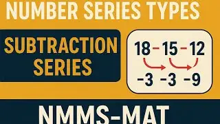 Number series types/Substraction series /NMMS-MAT